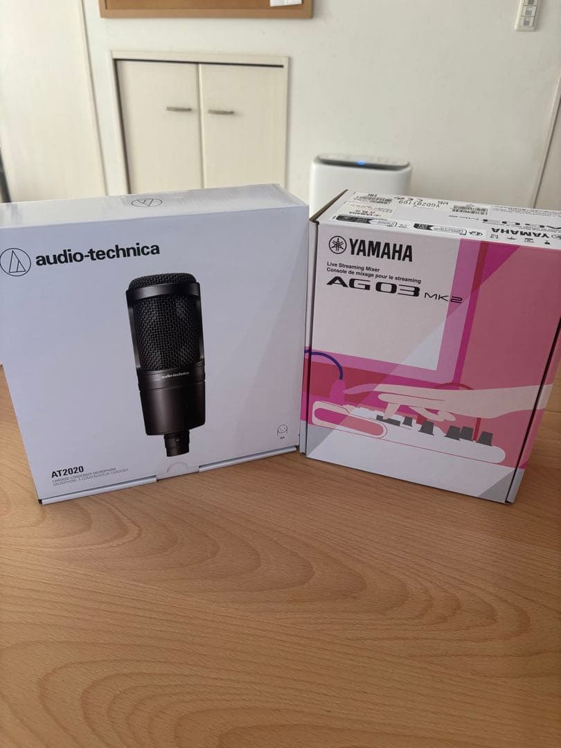 YAMAHA AG03 MK2 　オーディオテクニカAT2020 セット