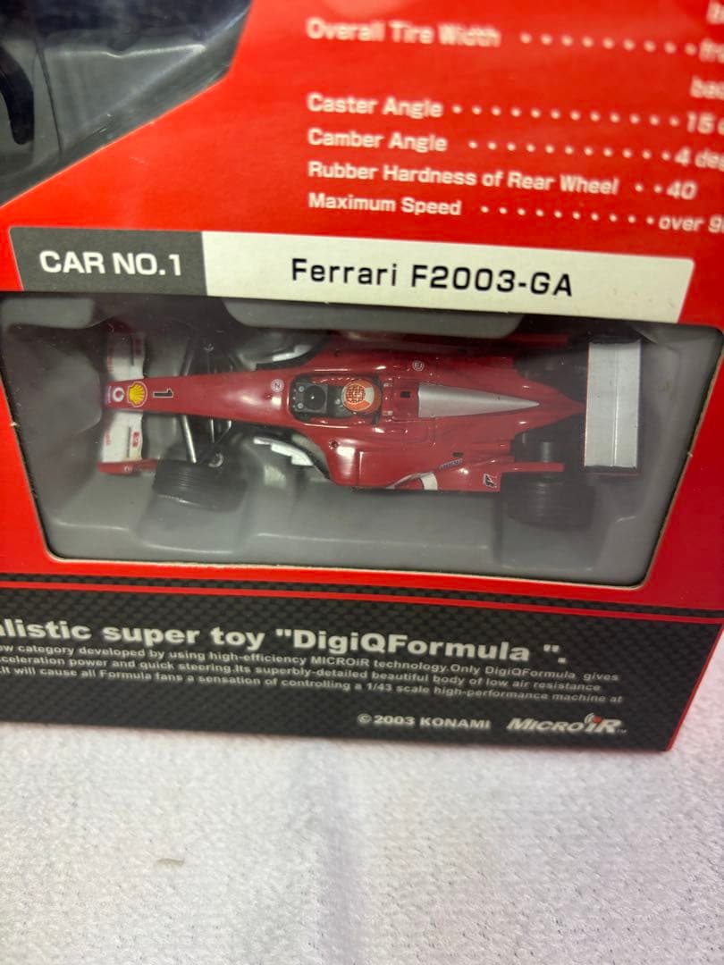 コナミ フェラーリ F2003-GA デジQフォーミュラHOT WHEELS - メルカリ