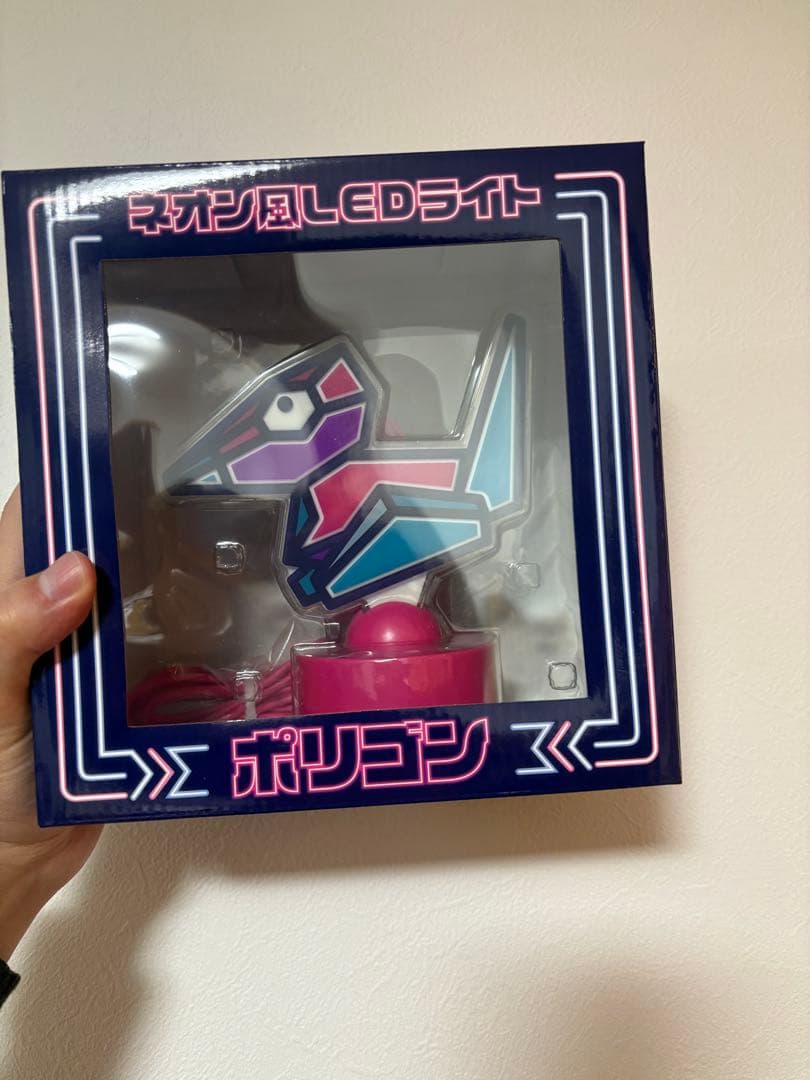 ポリゴン ネオン風LEDライト ポケモンセンター限定 ステッカーくじ特賞