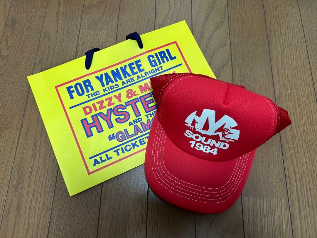 HYS SOUND メッシュキャップ赤