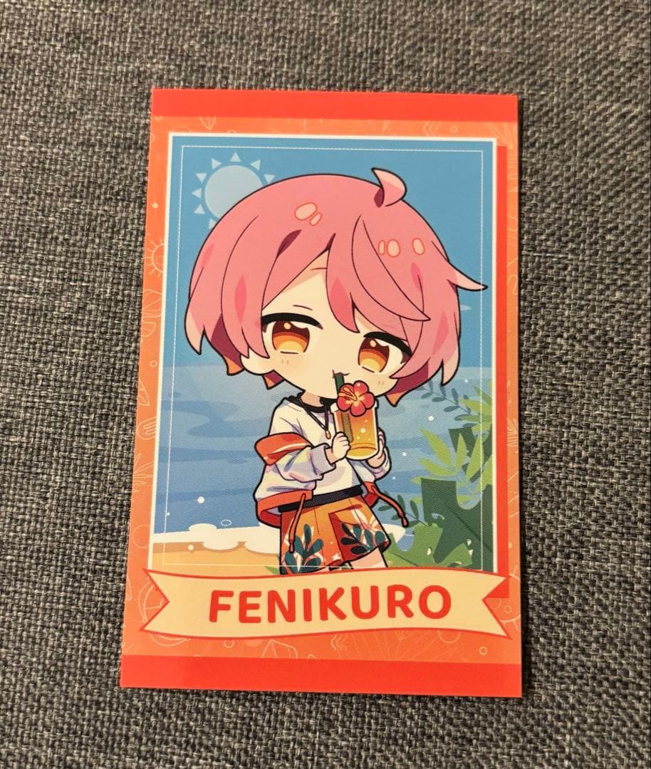 ちょこらび 実写チェキ風トレカ ふぇにくろ 歌い手 配信者 - メルカリ