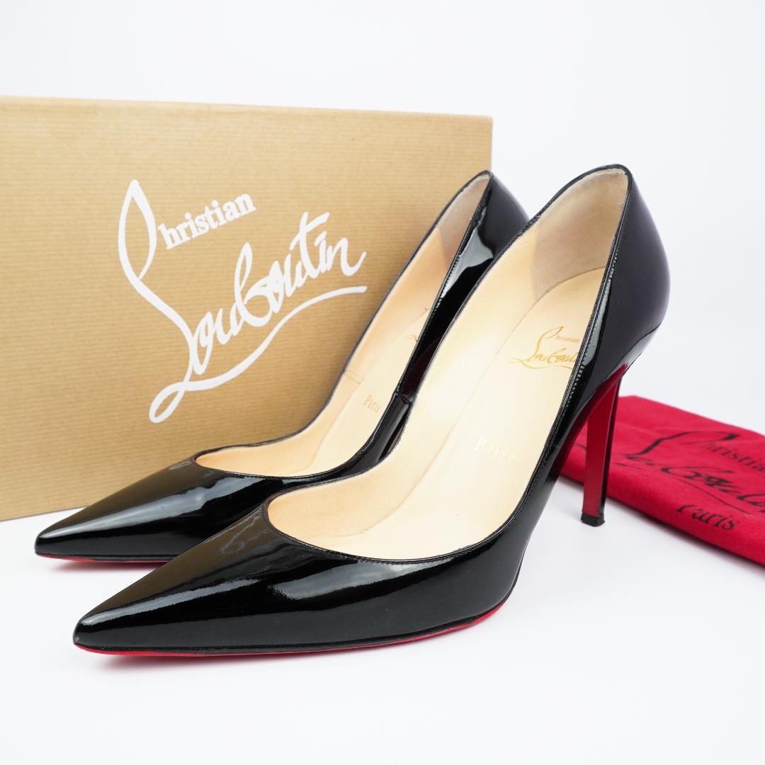 24.5cm Louboutin ルブタン ヒール エレガント美品 EU38.5