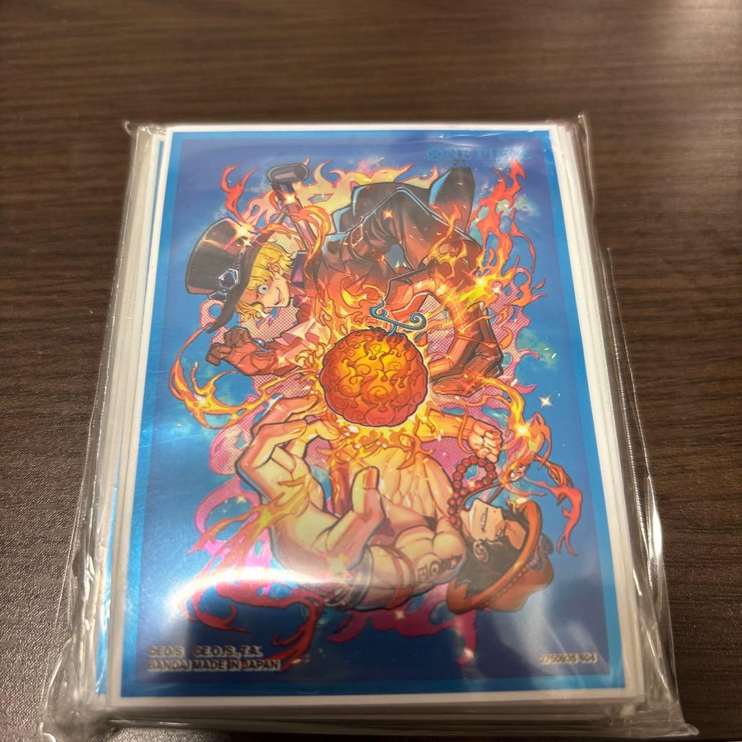 スリーブ 50枚 未開封 サボ エース 海外限定【ワンピースカード