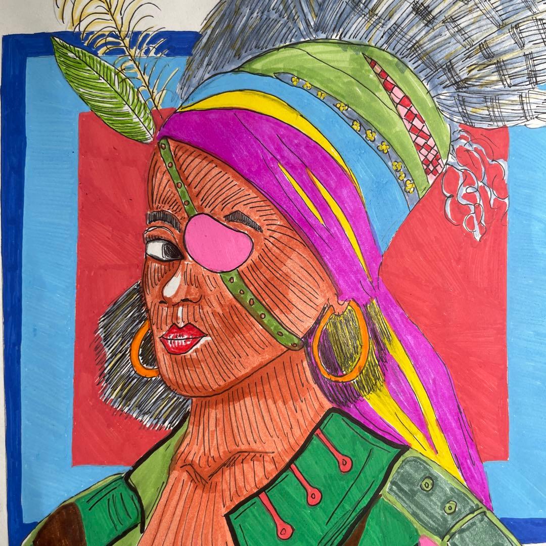 Pirates」 オリジナル作品 手描き イラスト - メルカリ