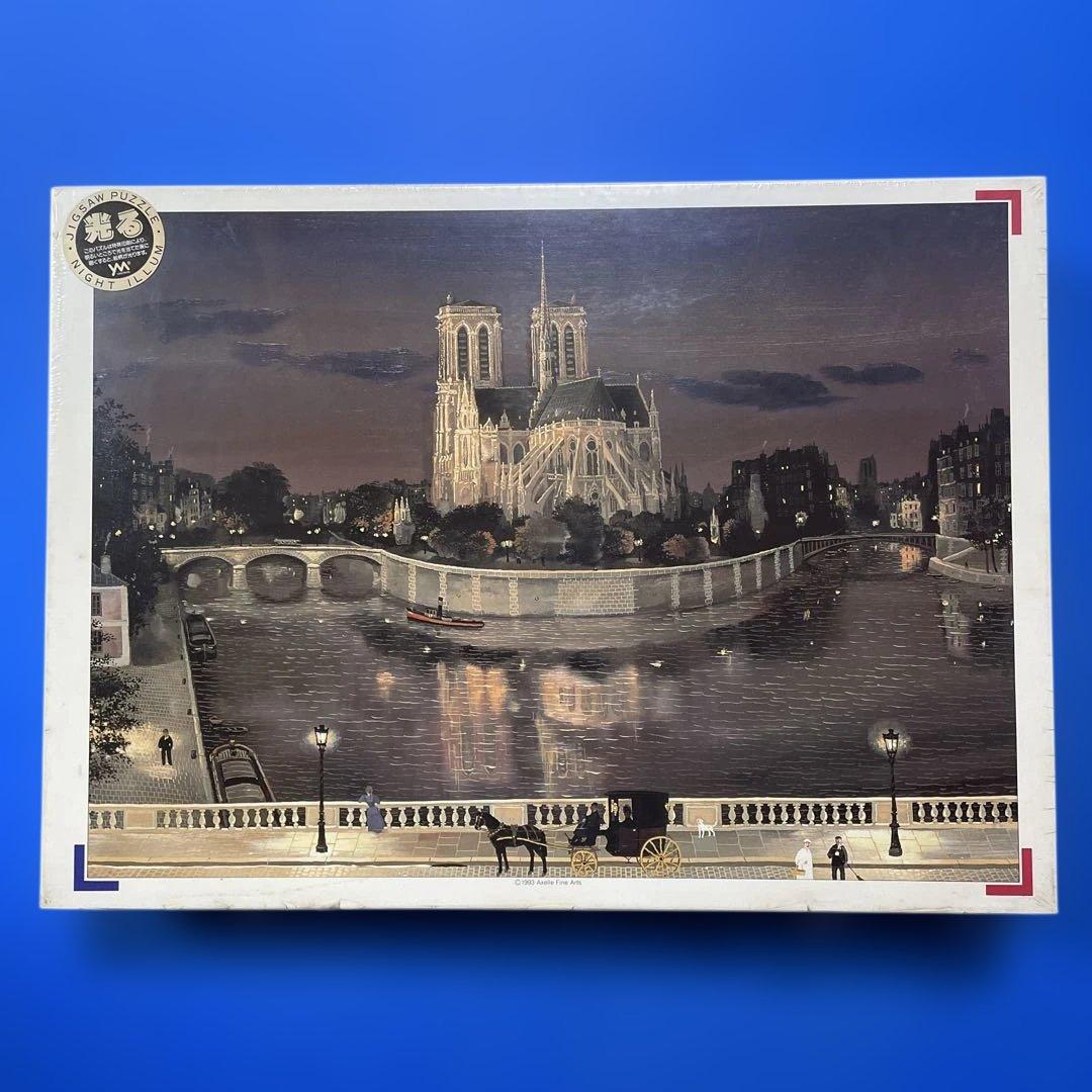 ジグソーパズル　ミッシェル・ドラクロワ　夜のノートルダム　750P 未開封