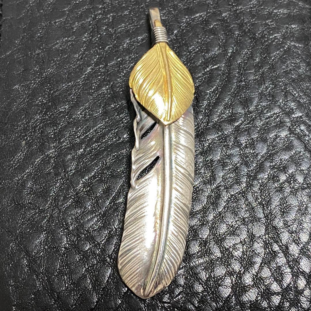 ゴローズ 上金特大フェザー goro's OLD 右向き sv 18k