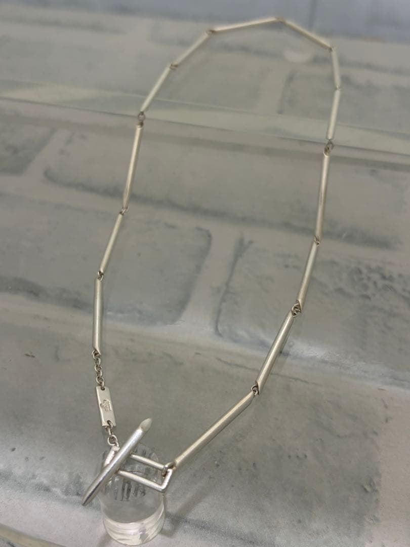 美品　オールドグッチ　Tバー　スティックチェーン　ネックレス　トムフォード期