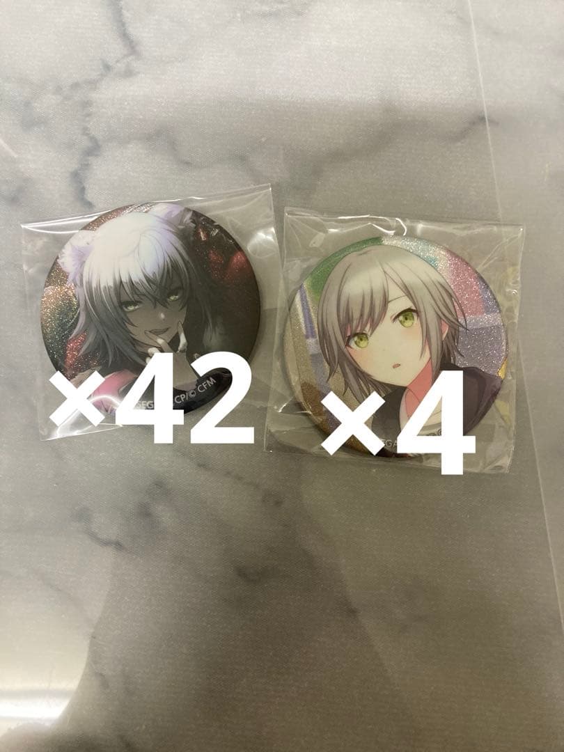 プロセカ　グリッター缶バッジ　日野森志歩　26A