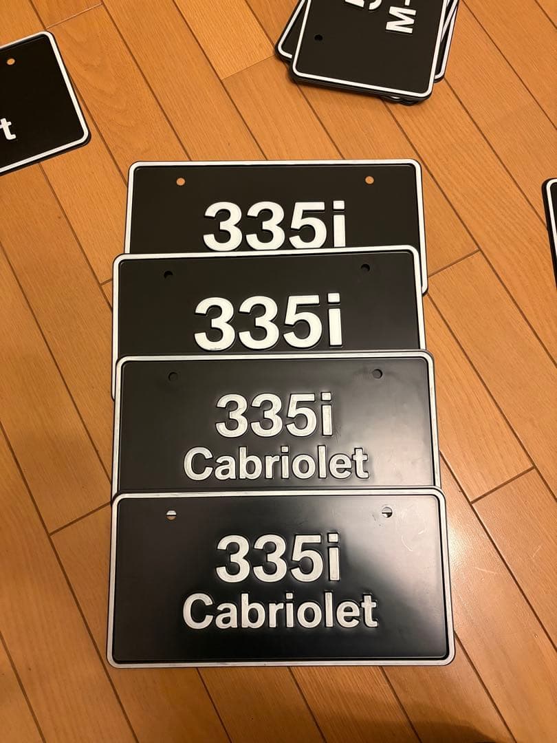 希少 非売品  3シリーズ 335i 展示用 プレート ナンバー