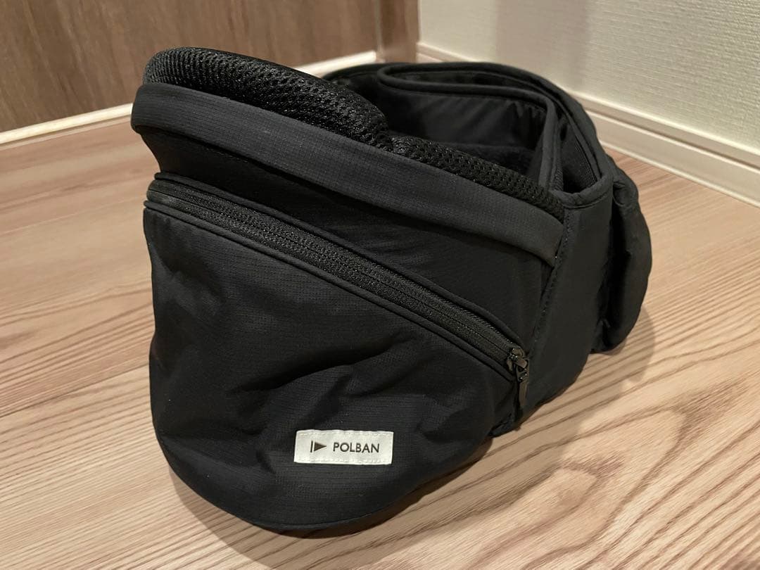 POLBAN ブラック アドバンス シングルショルダーベルト セットヒップシート
