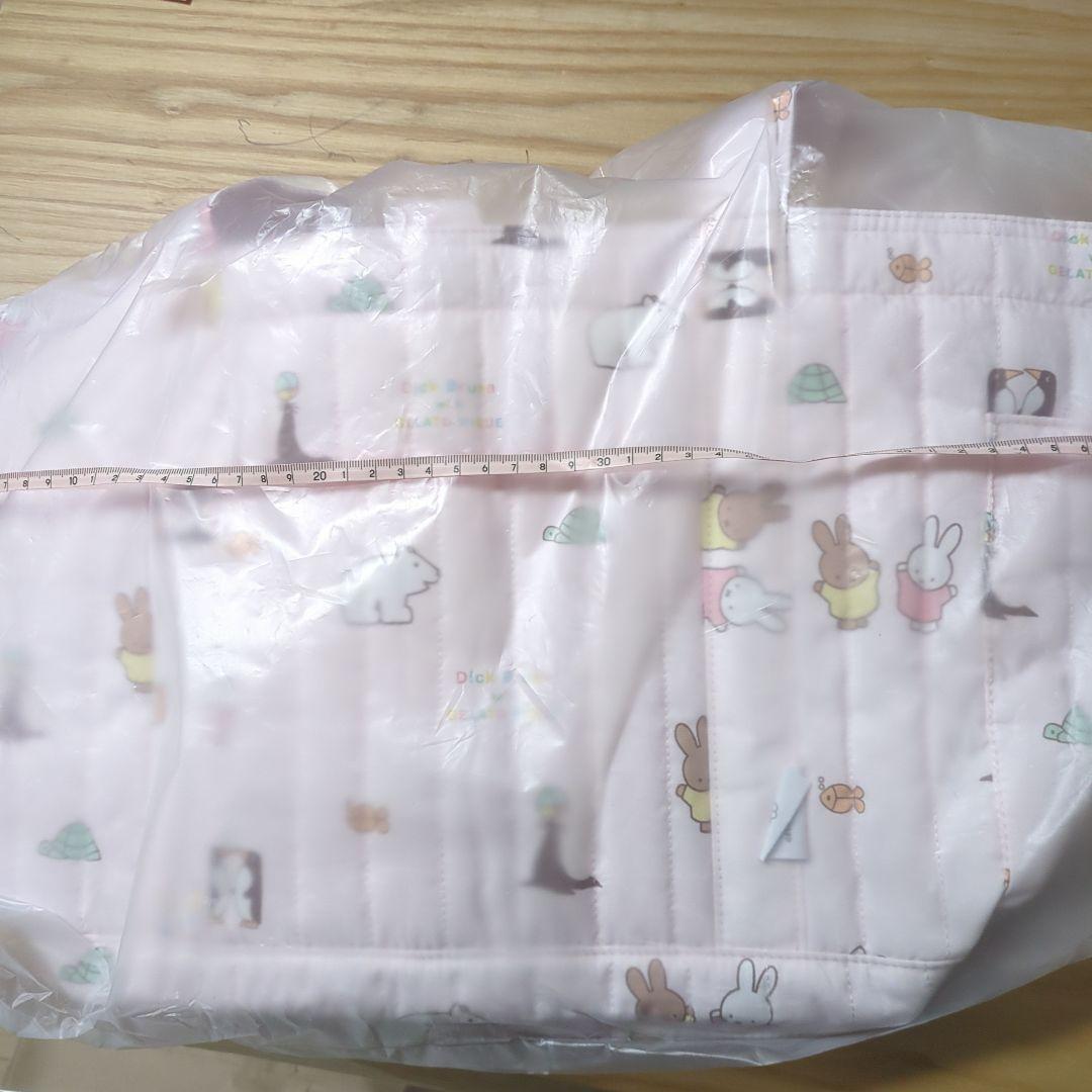 ジェラートピケ DickBruna キルティング総柄ママバッグ　ミッフィー