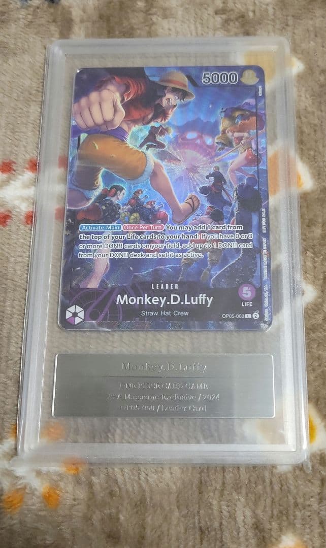 ワンピースカード PSAマガジン ルフィプロモ 英語版　PSA10と同等 ワンピースカード PSAマガジン ルフィプロモ 英語版 PSA10と同等