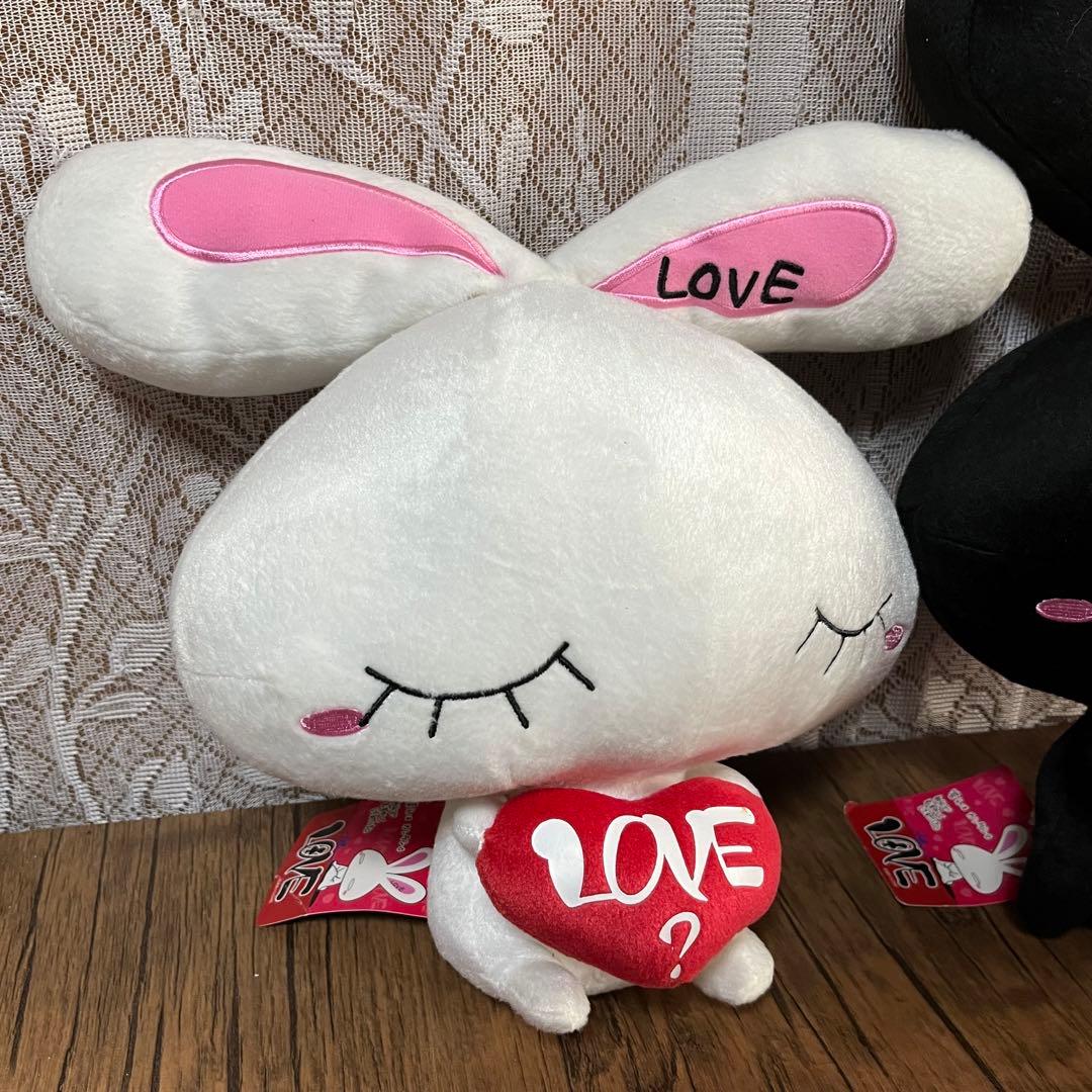 LOVE 3Lハートビッグぬいぐるみ 全2種セット ラブうさぎ 大塚愛 - メルカリ