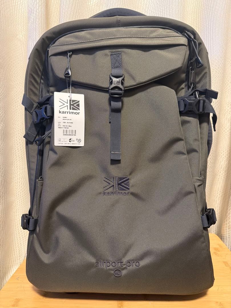 【新品未使用】karrimor トラベルバック ガンメタル