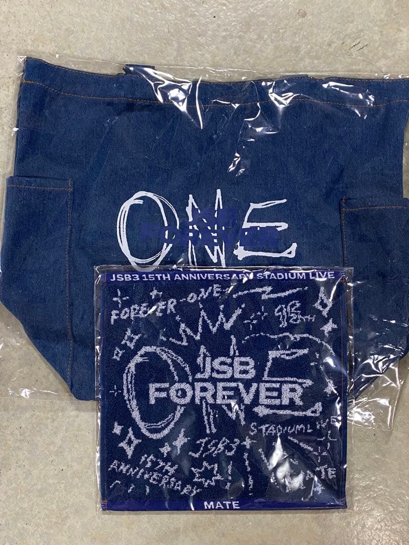 三代目 ブルー デニムトートバッグ他セット 5450円に変更