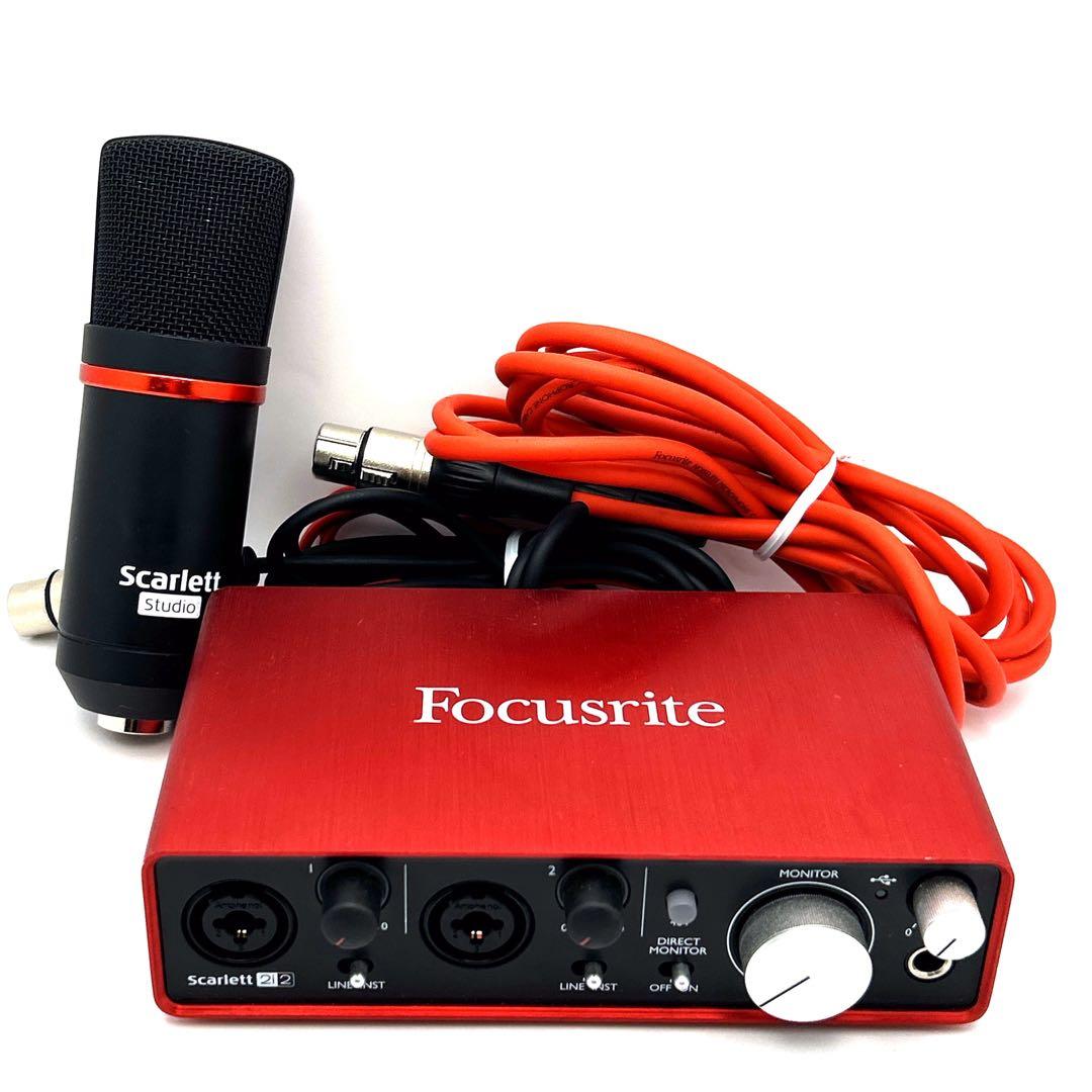 Focusrite Scarlett 2i2 オーディオインターフェイス　美品 Focusrite Scarlett 2i2 (4th Gen) 2in 2out オーディオ
