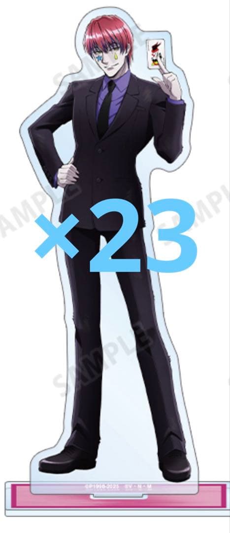 HUNTER×HUNTER 描き下ろし ヒソカ スーツ　BIGアクリルスタンド