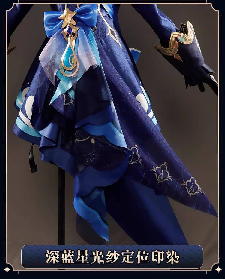 即納】【新品】次元依製 原神 フリーナ 黒 靴・ウィッグ追加可