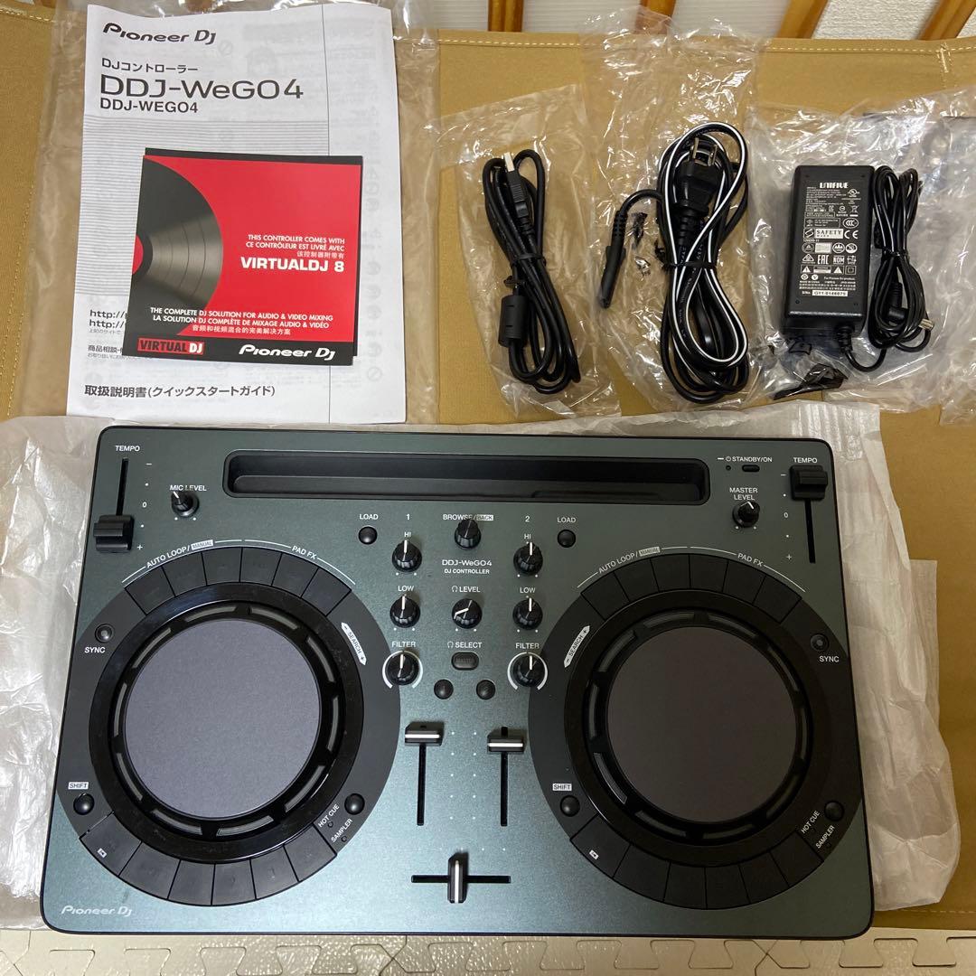 DJ機材 Pioneer DJ DDJ-WeGO4 BLACK DDJ-WeGO4-K (archived) 2-channel DJ controller for WeDJ (black