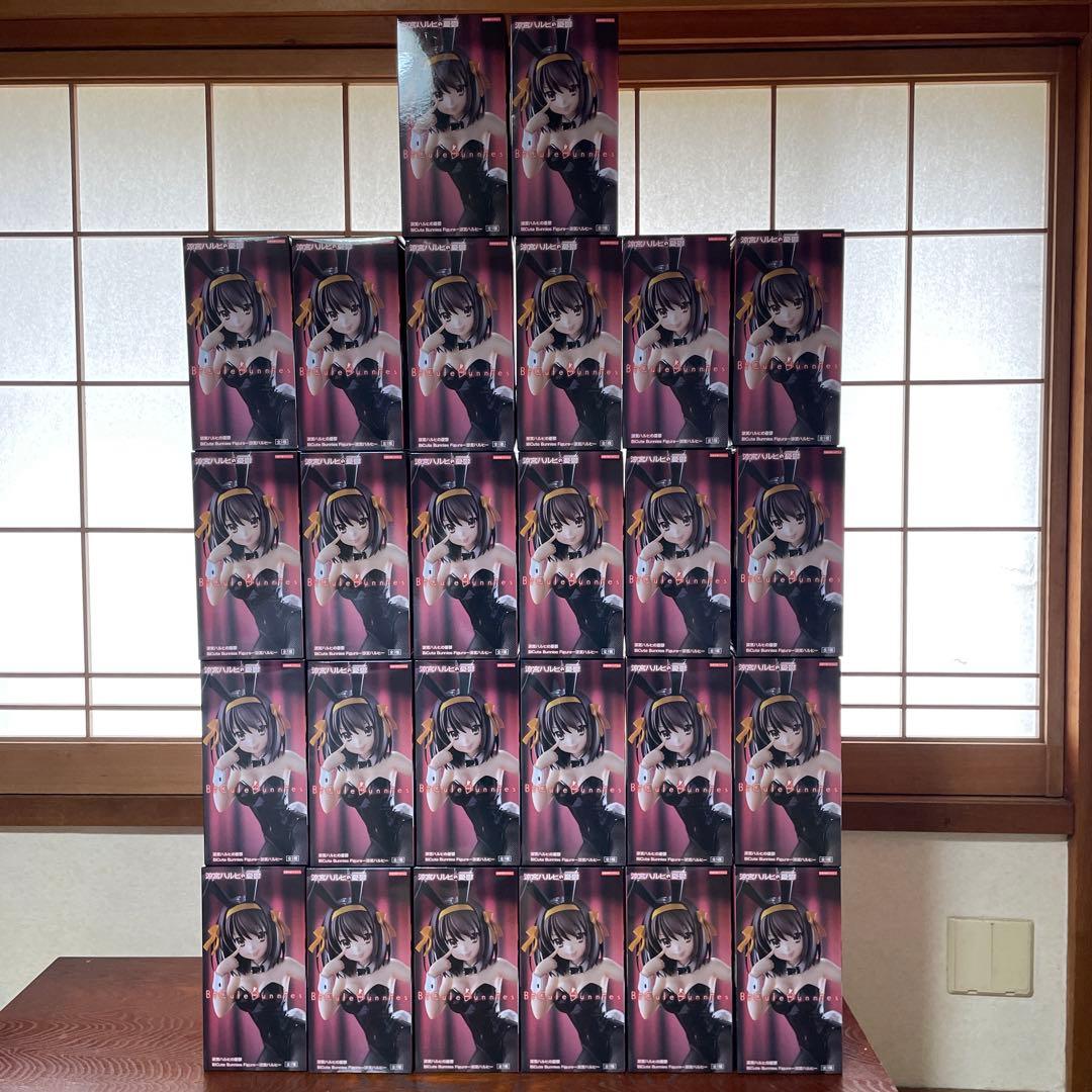 最新プライズフィギュアまとめ売り　美少女フィギュア　涼宮ハルヒの憂鬱　新品未開封 アニメ「涼宮ハルヒの憂鬱」より涼宮ハルヒがBiCute Bunniesシリーズに