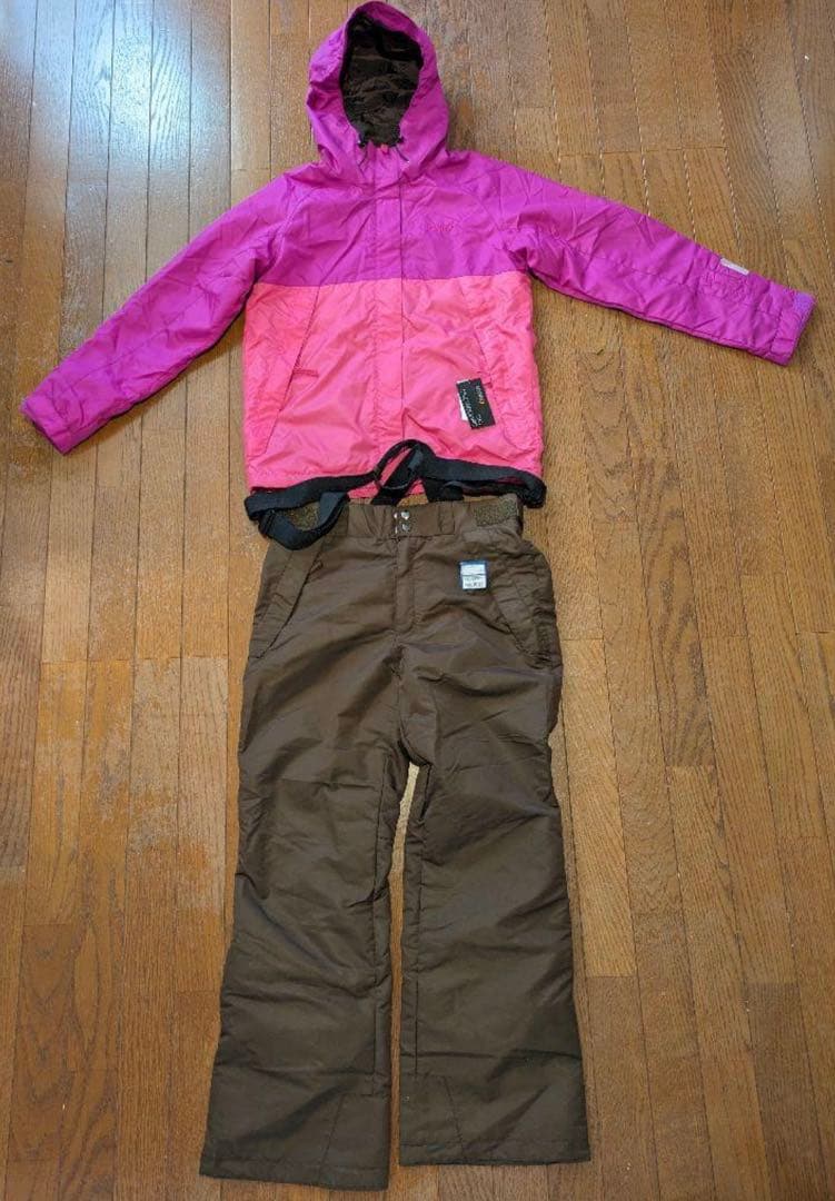 IGNIO スキーウェア 女性用 ピンク/ブラウン