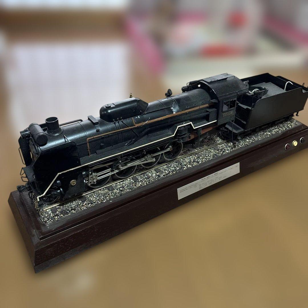 残念ながらジャンク D51型 蒸気機関車 模型 迫力の八〇センチ - メルカリ