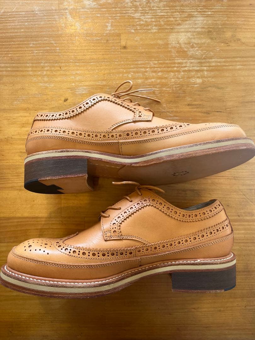 zucca ウイングチップシューズ M 24.0〜24.5cm