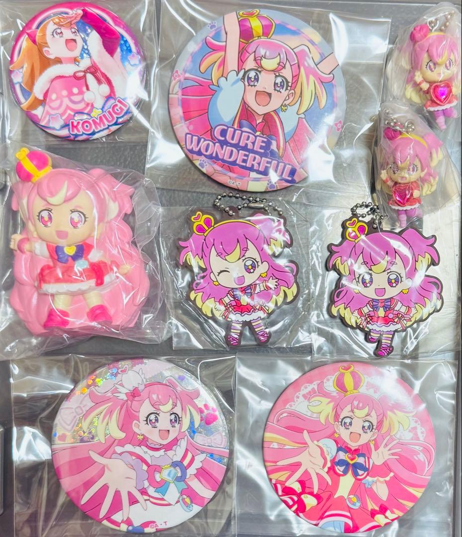新品、未使用】キュアワンダフル 犬飼こむぎ プリキュア 缶バッジ