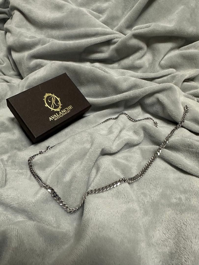 AVALANCHE マイアミチェーンネックレス シルバー925 50cm 4ミリ