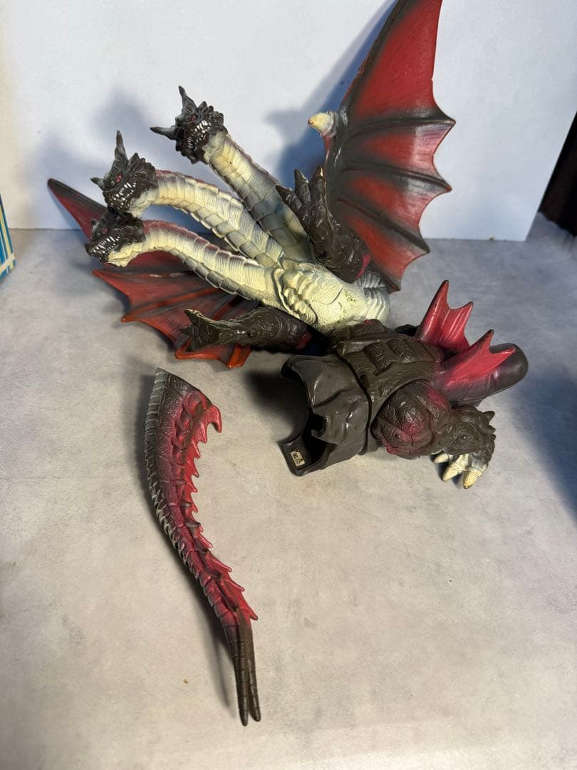 バンダイ 1996 デスギドラ ソフビ ゴジラ モスラ 大型 フィギュア 当時