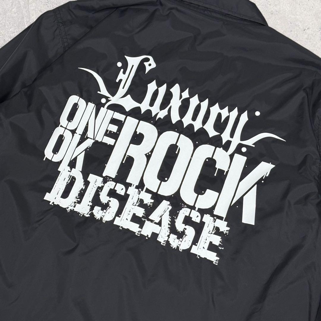 美品✨ONE OK ROCK コーチジャケット 2023 ツアー 黒 XL - メルカリ