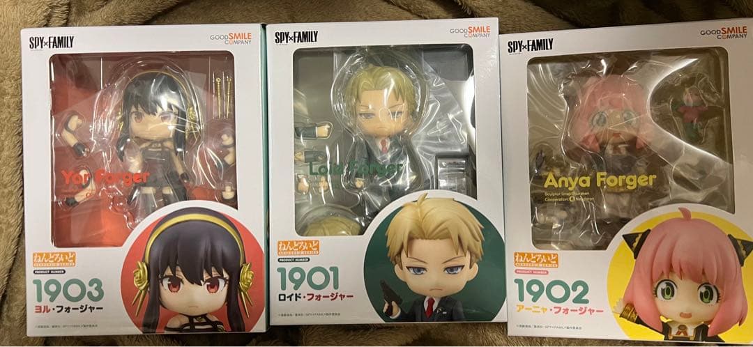 ねんどろいど SPY×FAMILY アーニャ　ロイド　ヨル　セット　新品未開封
