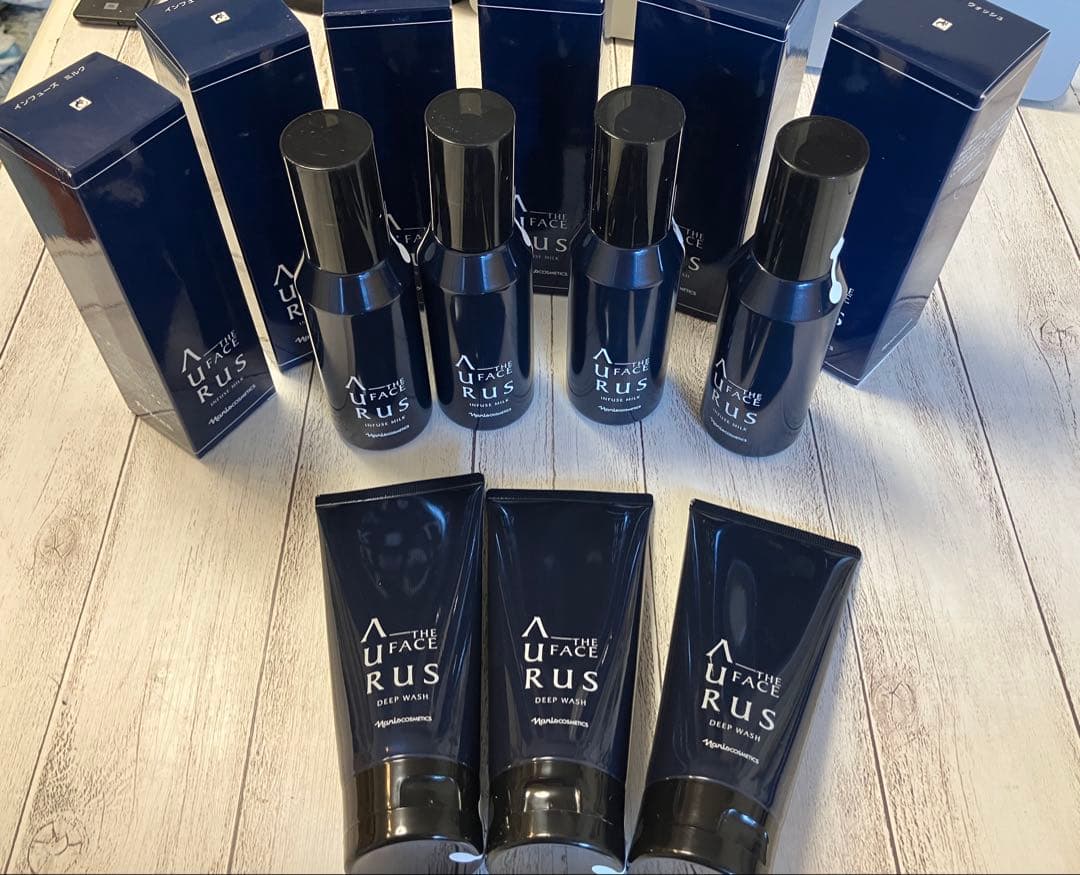 ナリス アウラス ザ フェイス 7点セット（洗顔料3点・乳液4点）新品・未使用 naris ナリス アウラス ザ フェイス スキンケアセット 洗顔料 ふきとり