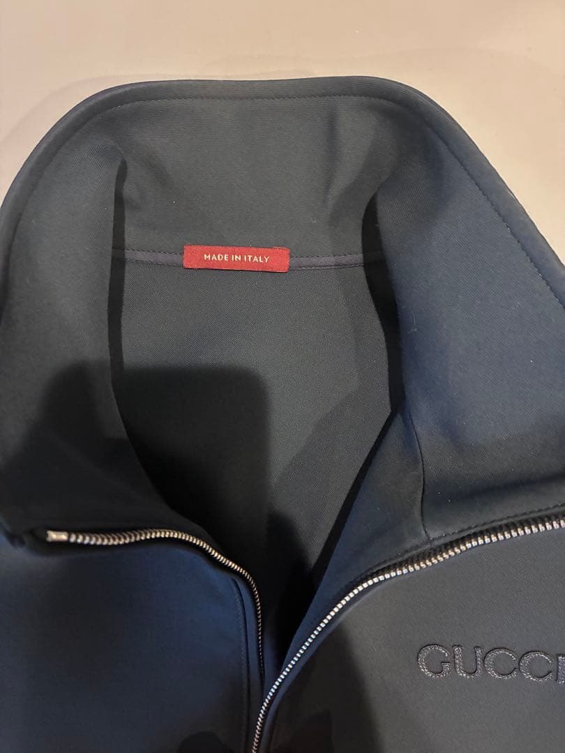 GUCCI ウールアセテート エンブロイダリー ジップジャケット 48 - メルカリ