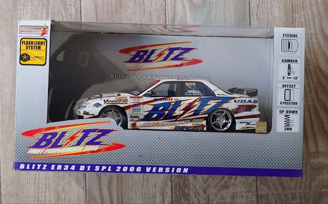 ホットワークス 1/24 ブリッツD1スカイライン ER34 2006