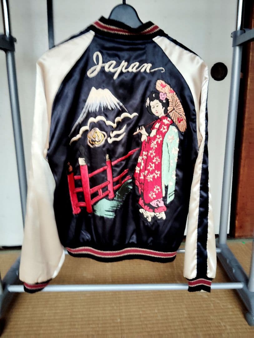 テーラー東洋 舞妓 CHIEF リバーシブルサテンスカジャン メンズ M