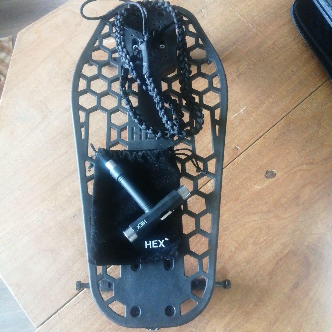 HEX スケートボードデッキ ブラック