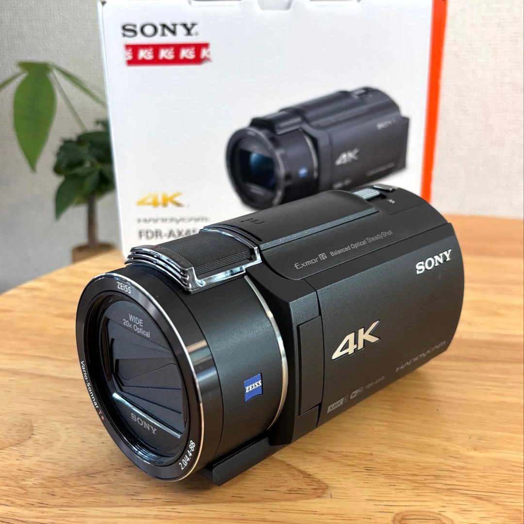 【美品】SONY FDR-AX45 4Kビデオカメラ 本体 Amazon | SONY(ソニー) 4K ビデオカメラ Handycam FDR-AX45(2018年