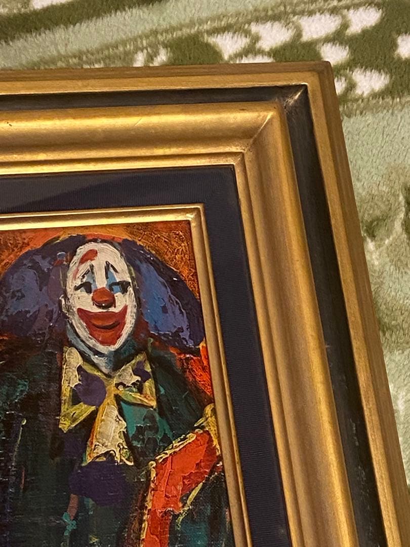 アンリ・ダンティ 油絵 ピエロ 送料込み - メルカリ