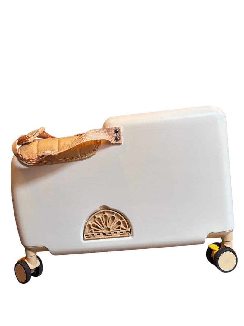 【即購入OK】子供が乗れる！キャリーバッグ ミニサイズ ベージュ