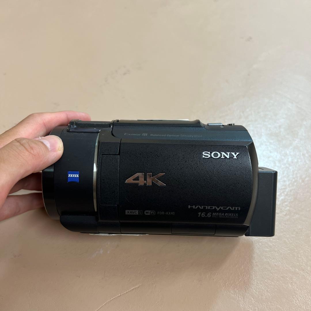 FDR-AX40 SONY ハンディカム 4K 30倍ズーム ジャンク 425 - メルカリ