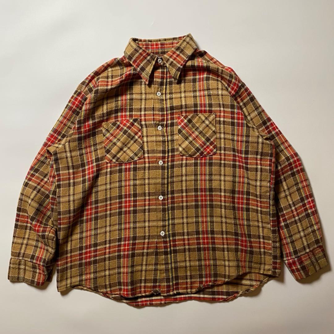 し*ん様 BIGMAC ビックマック　ネルシャツ　70s 80s