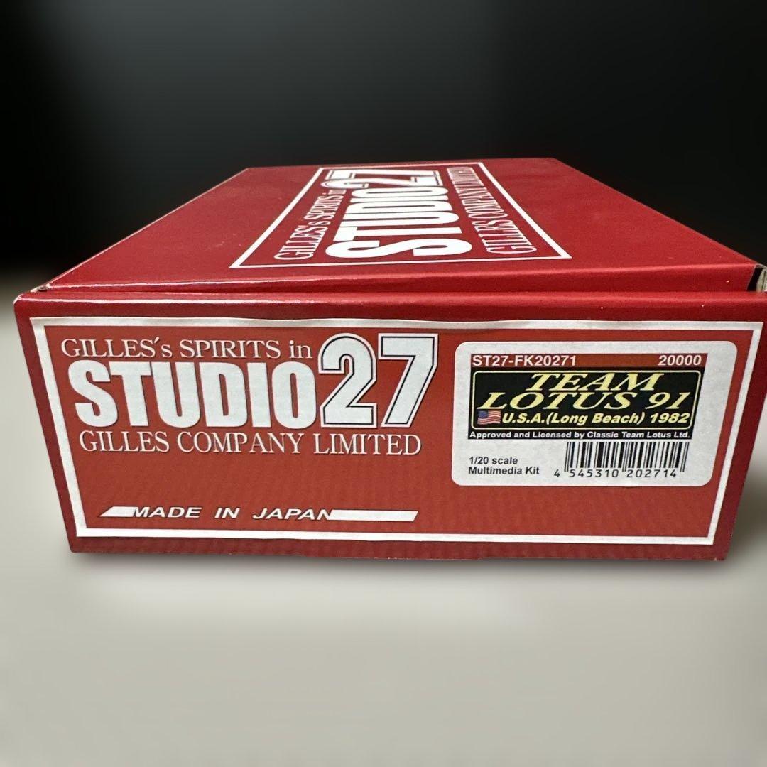 STUDIO 27 TEAM LOTUS 91 1/20キット - メルカリ