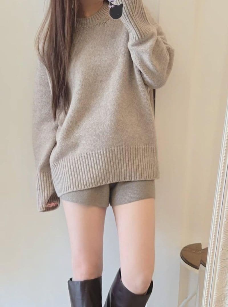 最終値下げ！GALERIE VIE　ファインウールクルーネックプルオーバー