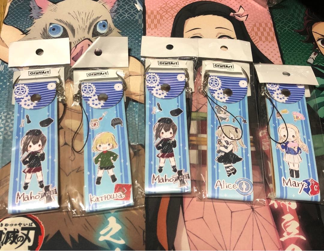 貴重　ガルパン　ストラップ　グラフART ラバーストラップコレクション 全15種 【ガルパン博覧会／2023年3月