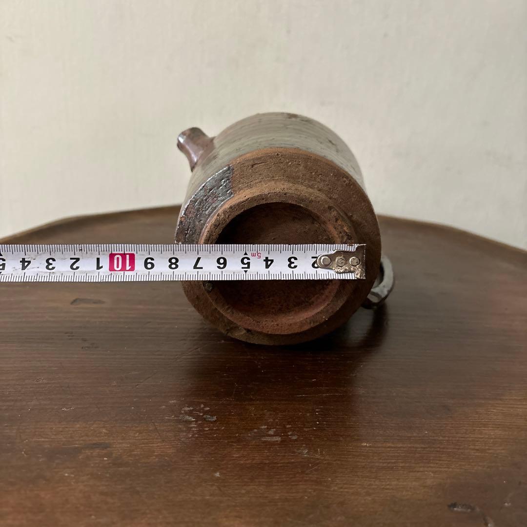 古い水差し 瀬戸 美濃 フラワーポット アンティーク 古道具 ピッチャー