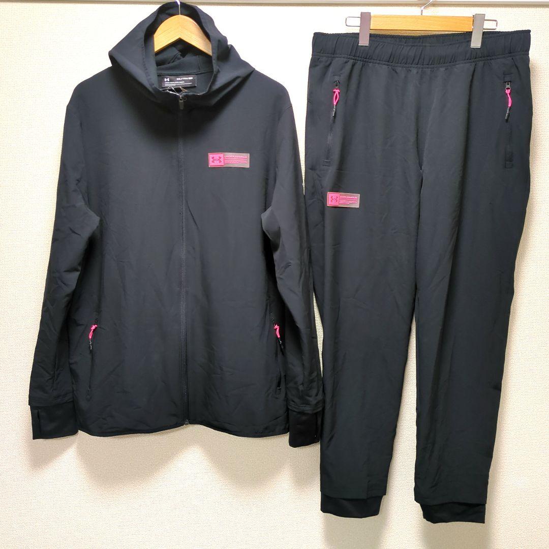 【新品・未使用・タグ付】アンダーアーマー セットアップ 黒 2XL
