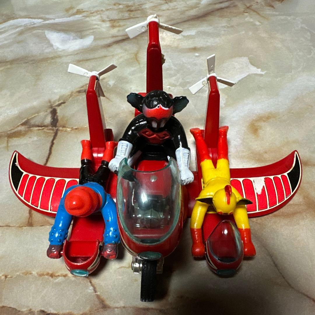 昭*和様 アクマイザー3 タカトクトイス 日本製 すすめ！ギャリバード号 ソフビ Yahoo!オークション - 70年代 タカトク 超合金 アクマイザー3 ギャリバ