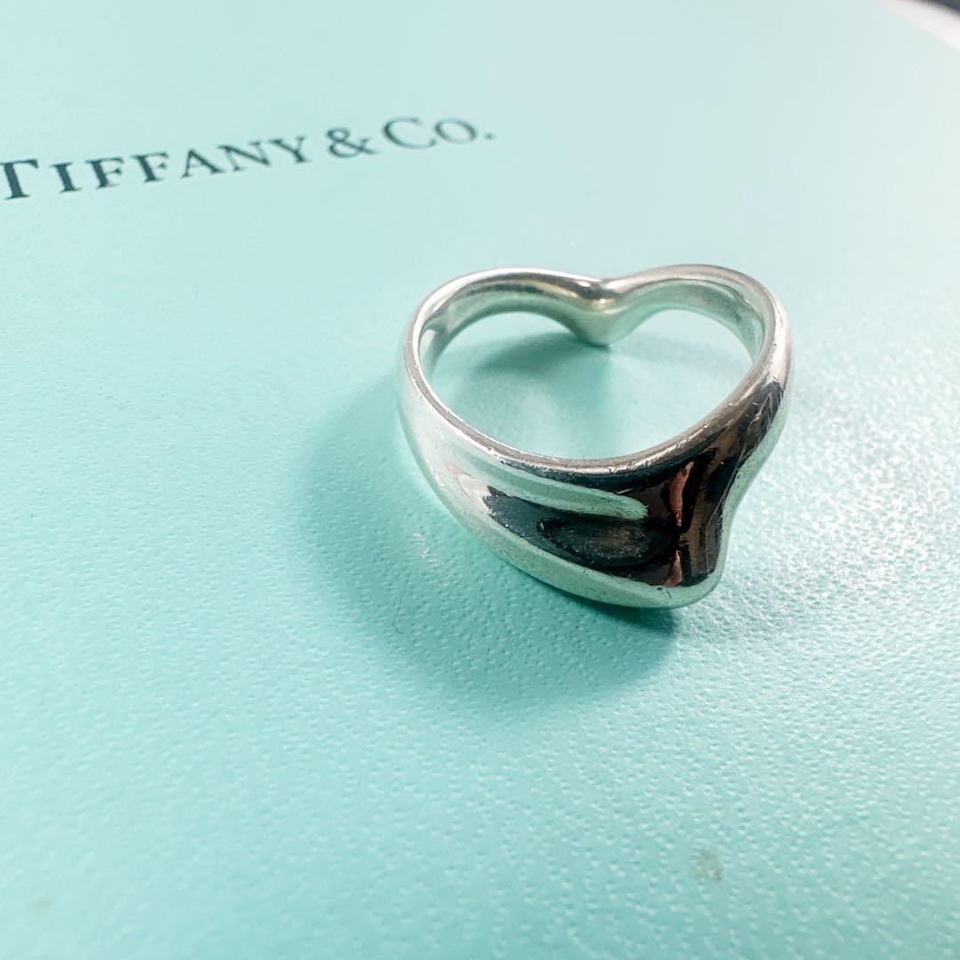 TIFFANY&Co ティファニー カーブド ウェーブ リング 指輪 9号 銀