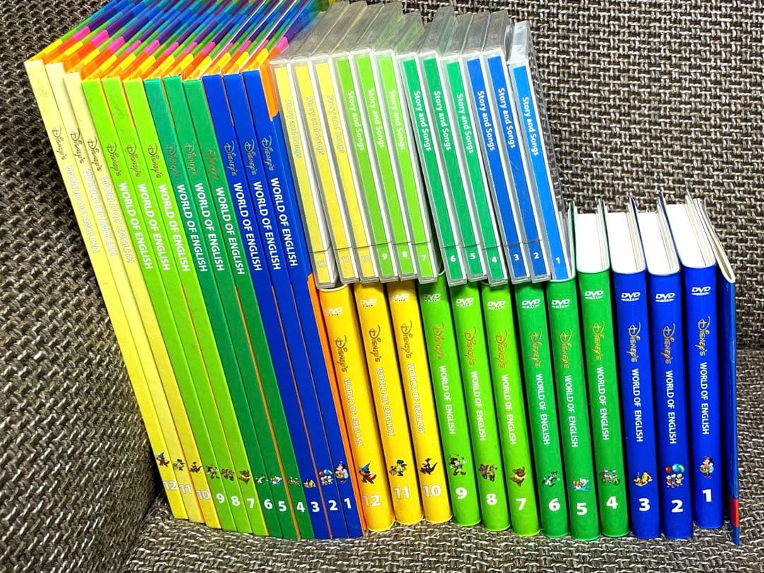 Disney English DWE book DVD CD 1〜12